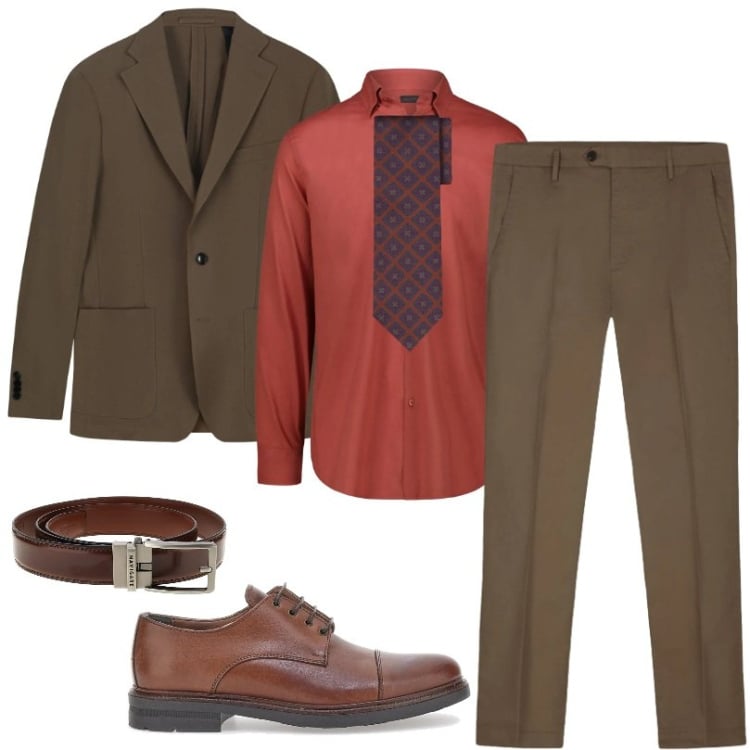 Outfit uomo - Riunioni importanti. Stile Business/Elegante per Ufficio. Abbinamento con scarpe stringate, camicie, giacche, pantaloni, cinture, cravatte.