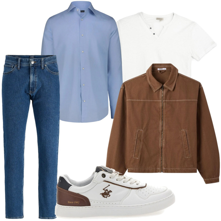 Outfit uomo - Capi cult. Stile Trendy per Tutti i giorni. Abbinamento con jeans, sneakers, camicie, cappotti, t-shirt.