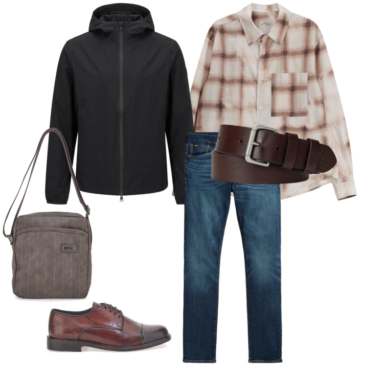 Outfit uomo - La scarpa stringata. per Tutti i giorni. Abbinamento con camicie, giacche, cinture, jeans, portafogli, scarpe stringate.