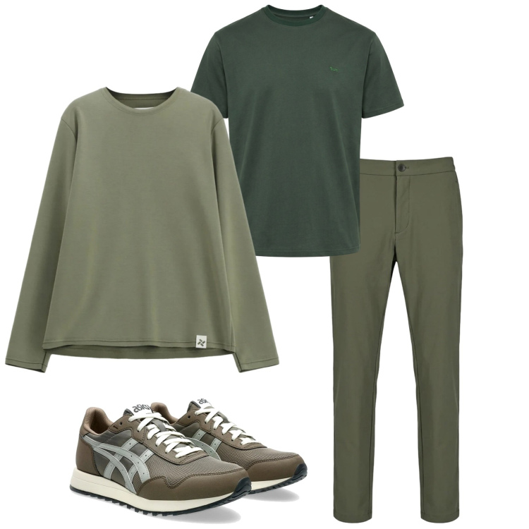 Outfit uomo - Casual style. Stile Casual per Tutti i giorni. Abbinamento con t-shirt, felpe, pantaloni, sneakers.