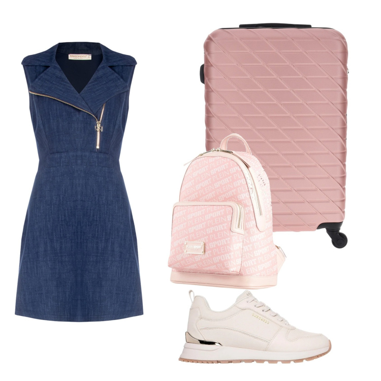 Outfit donna - Total look #2377071. Stile Romantica per Tutti i giorni. Abbinamento con zaini, vestiti asimmetrici, sneakers, valigie.