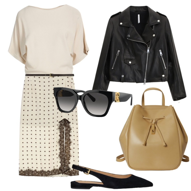 Outfit donna - Wow, che caldo. Stile Romantica per Tutti i giorni. Abbinamento con pullovers, gonne lunghe, giacche, occhiali da sole, zaini, ballerine.