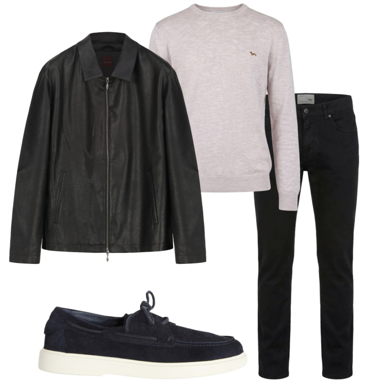 Outfit uomo - Look quotidiano. Stile Urban per Tutti i giorni. Abbinamento con scarpe stringate, pantaloni, pullovers, giacche.