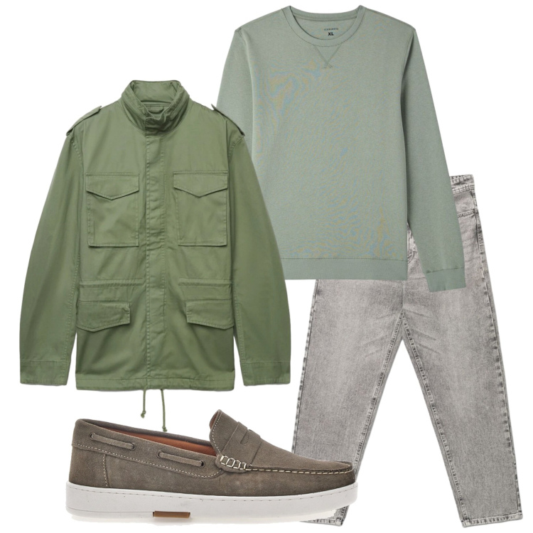 Outfit uomo - Urban style. Stile Urban per Tutti i giorni. Abbinamento con cappotti, jeans, felpe, scarpe stringate.