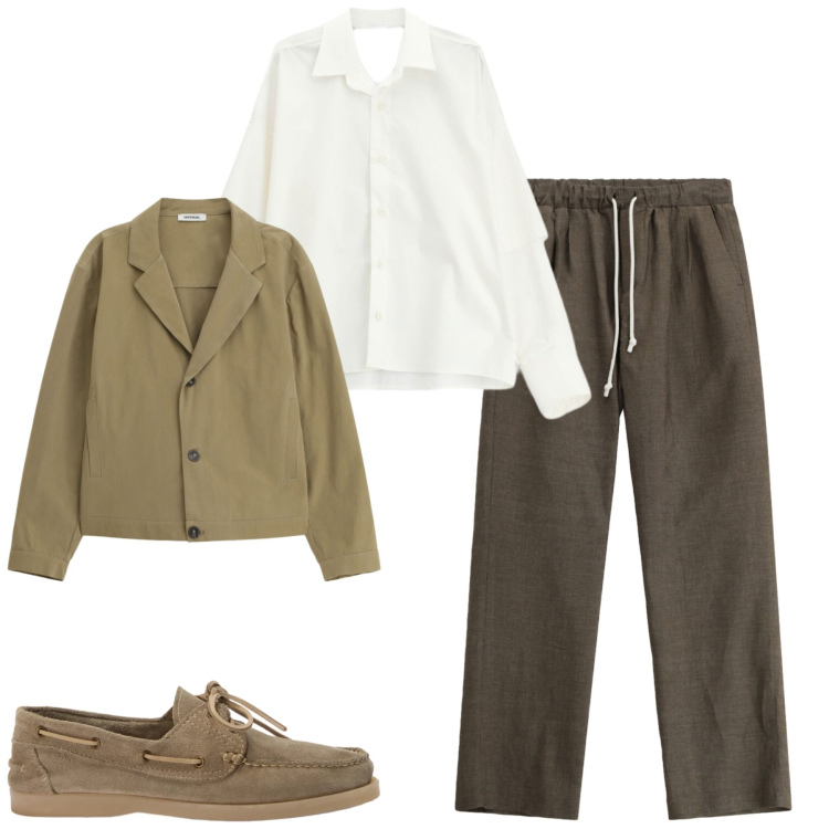 Outfit uomo - Total look #2377853. Stile Trendy per Tutti i giorni. Abbinamento con pantaloni, giacche, camicie, scarpe stringate.