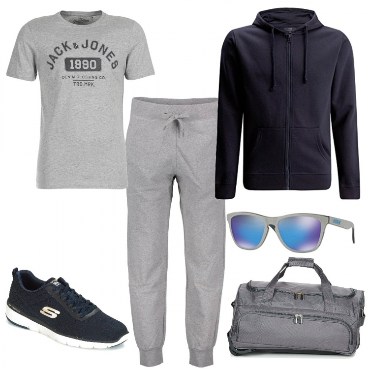Outfit uomo - Palestra. Stile Casual per Sport.