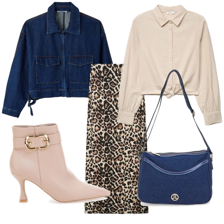Outfit donna - Primavera secondo me. Stile Glamour per Tutti i giorni. Abbinamento con gonne lunghe, camicie, cappotti, stivaletti, borse a tracolla.
