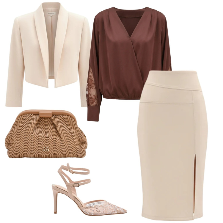 Outfit donna - Cerimonia rinascimento. per Cerimonia. Abbinamento con bluse, gonne longuette, pochette, décolleté, bolero.