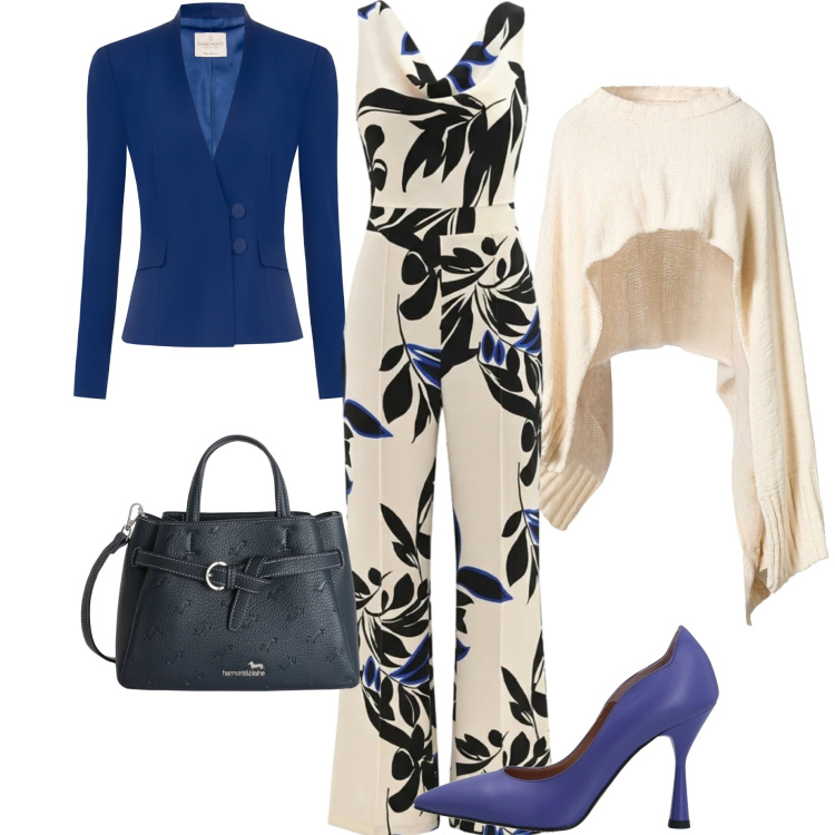 Outfit donna - Armocromia inverno. Stile Casual per Tutti i giorni. Abbinamento con cappotti, décolleté, tute, blazer, borse a mano.