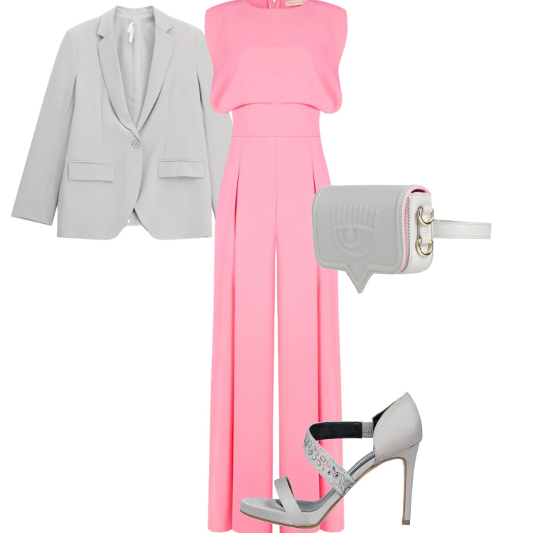 Outfit donna - Armocromia primavera chiara. Stile Casual per Tutti i giorni. Abbinamento con sandali in pelle, marsupi, blazer, tute.