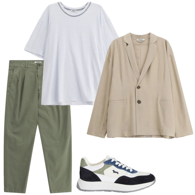 Outfit uomo - Perfect Imperial man. Stile Trendy per Tutti i giorni. Abbinamento con giacche, pantaloni, t-shirt, sneakers.