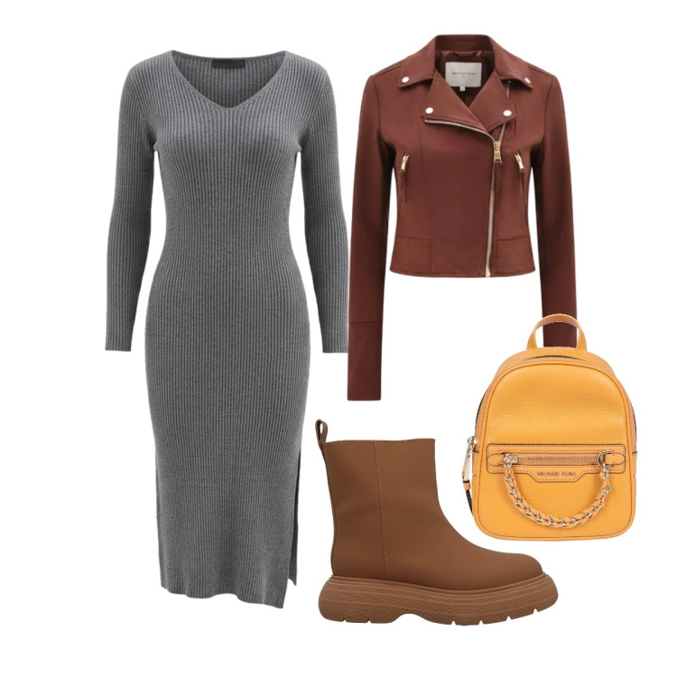 Outfit donna - Laurea con i colori giusti. Stile Rock per Cerimonia. Abbinamento con zaini, stivaletti, vestiti midi/longuette, giacche.
