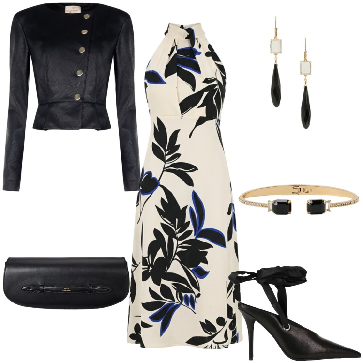 Outfit donna - Rinascimento: eleganza senza limiti. Stile Romantica per Serata fuori. Abbinamento con décolleté, vestiti midi/longuette, giacche, clutch, orecchini, braccialetti.