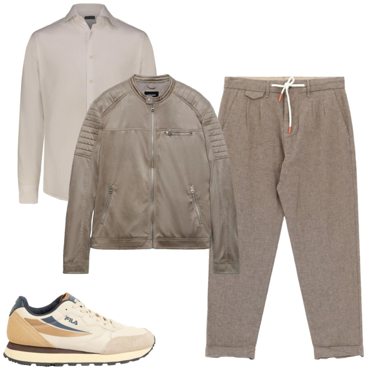 Outfit uomo - Aprile. Stile Urban per Tutti i giorni. Abbinamento con sneakers, giacche, pantaloni, camicie.