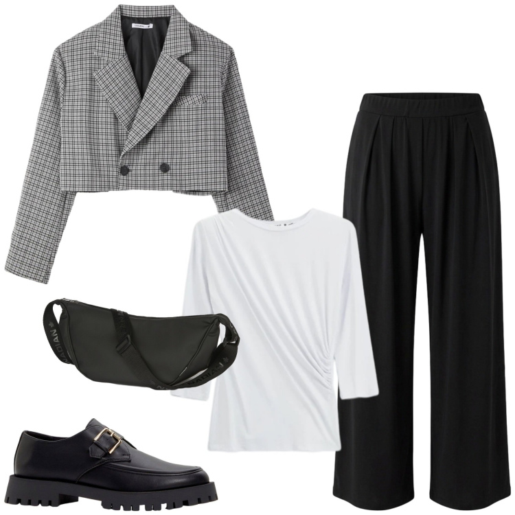 Outfit donna - La giacca. Stile Casual per Tutti i giorni. Abbinamento con mocassini, pantaloni, blazer, top, marsupi.