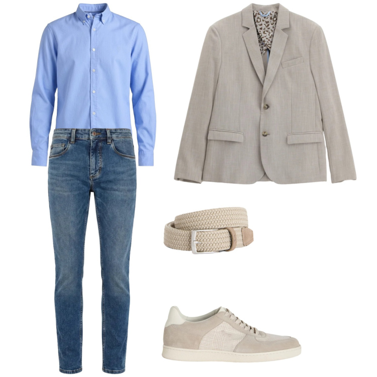 Outfit uomo - Uno stile da protagonista. Stile Urban per Tutti i giorni. Abbinamento con giacche, cinture, jeans slim fit, sneakers, camicie.