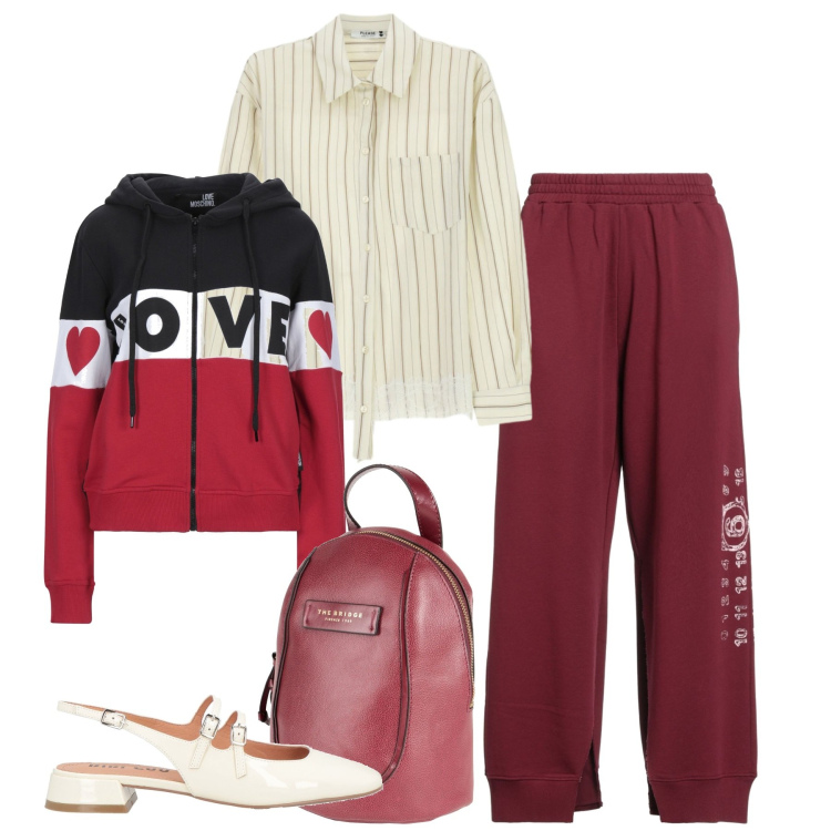 Outfit donna - Effortless, but on point. Stile Sporty chic per Tutti i giorni. Abbinamento con felpe con cappuccio, pantaloni, zaini, ballerine, camicie.