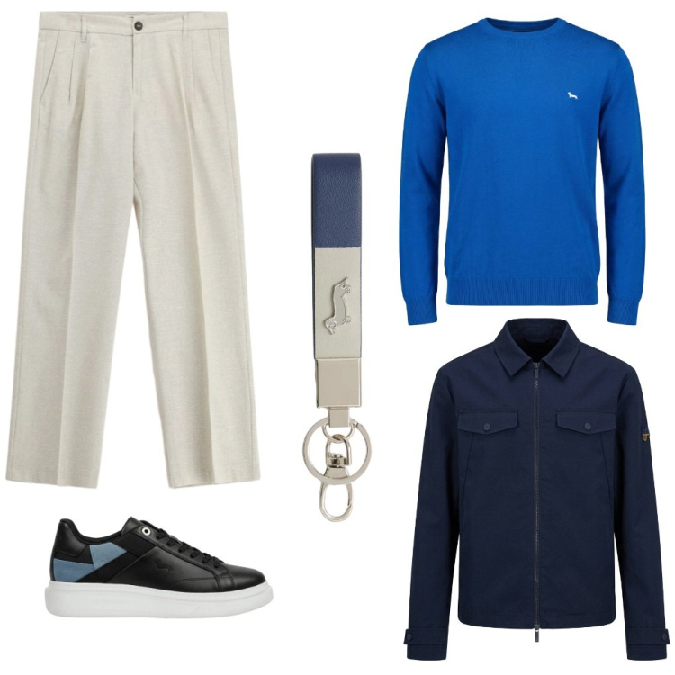 Outfit uomo - #il.bassotto.poliziotto. Stile Urban per Tutti i giorni. Abbinamento con pantaloni, portachiavi, sneakers, pullovers, cappotti.