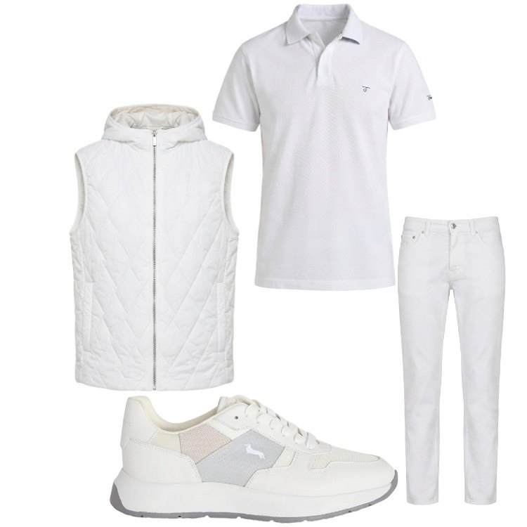 Outfit uomo - Candidamente. Stile Casual per Tutti i giorni. Abbinamento con pantaloni, sneakers, piumini, polo.
