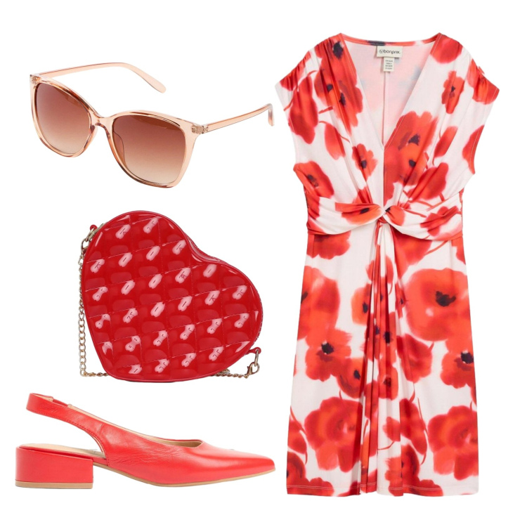 Outfit donna - Total look #2386103. Stile Basic per Ufficio. Abbinamento con occhiali da sole, décolleté, vestiti, borse a tracolla.
