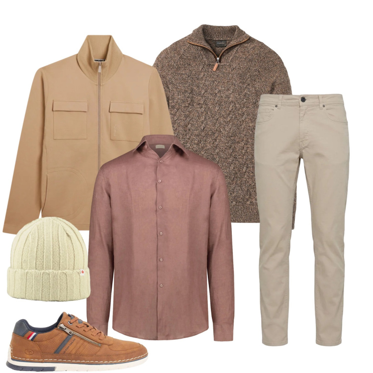 Outfit uomo - Verso l’estate. Stile Urban per Tutti i giorni. Abbinamento con maglieria, sneakers, pantaloni, felpe, berretti, camicie.