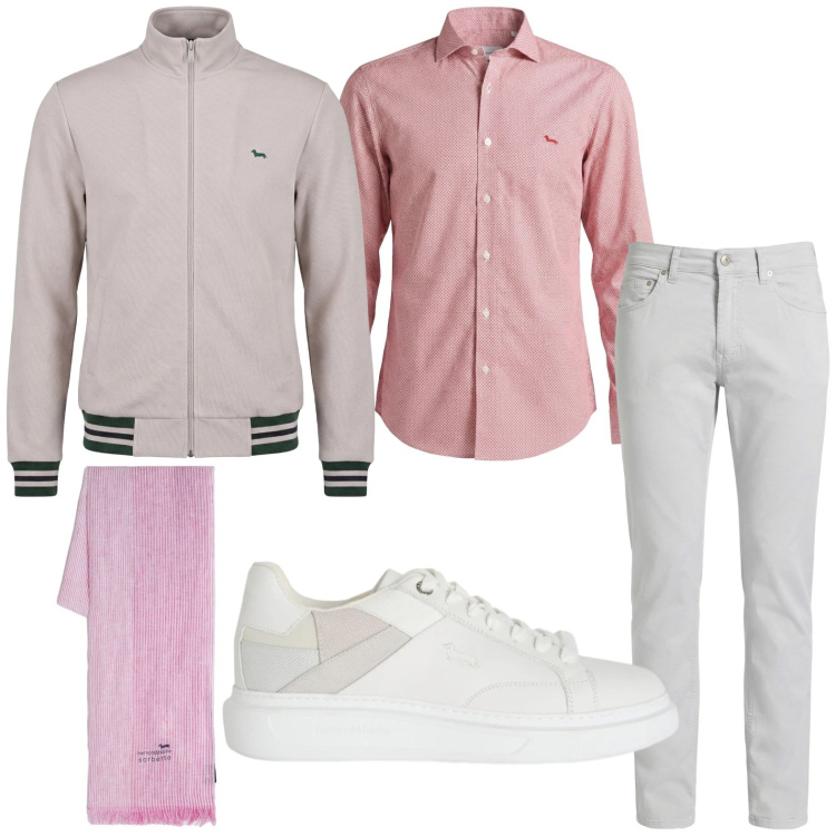 Outfit uomo - Dandy. Stile Casual per Tutti i giorni. Abbinamento con sneakers, pantaloni, felpe, camicie, sciarpe.
