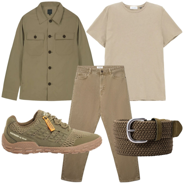 Outfit uomo - Urban man. Stile Urban per Tutti i giorni. Abbinamento con sneakers, jeans, t-shirt, cappotti, cinture.