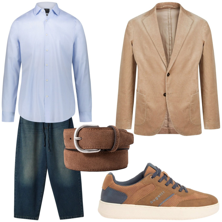 Outfit uomo - La giacca raffinata. Stile Trendy per Tutti i giorni. Abbinamento con sneakers, jeans, camicie, giacche, cinture.