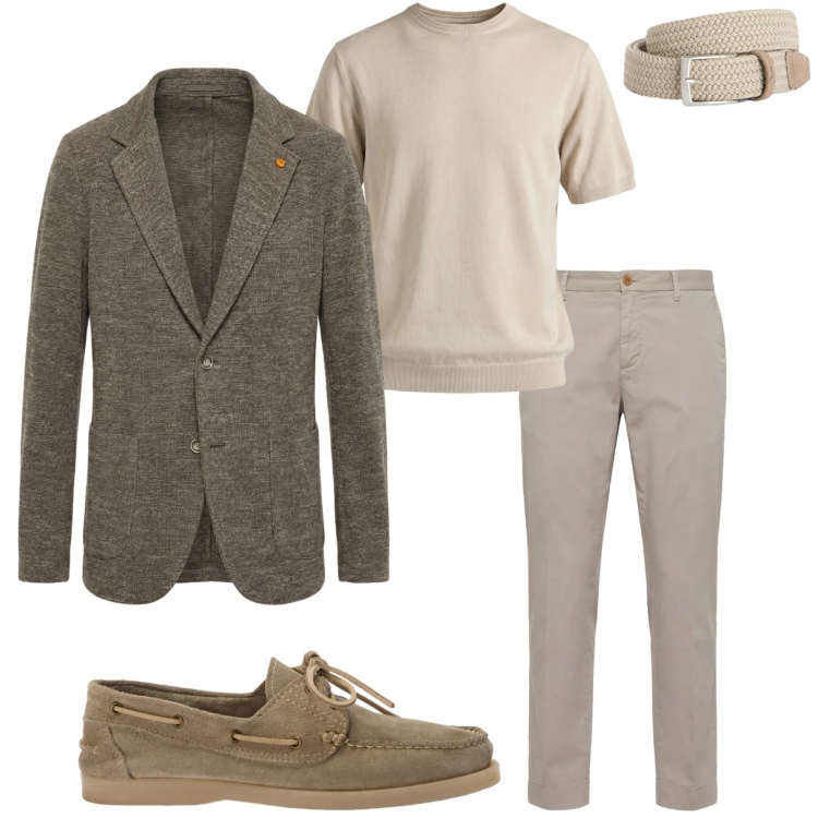 Outfit uomo - Harmont&blaine. Stile Urban per Serata speciale. Abbinamento con cinture, pantaloni chino, scarpe stringate, t-shirt, giacche.