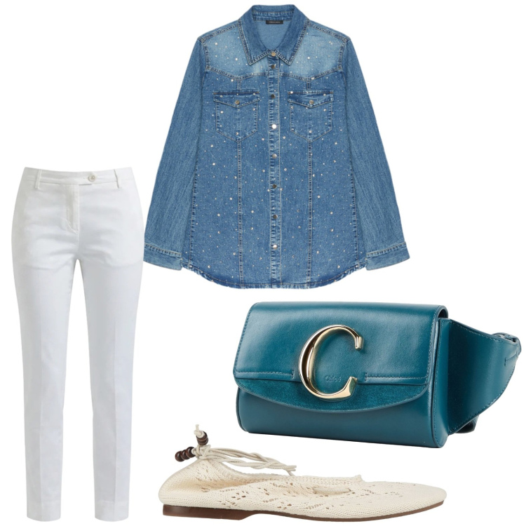 Outfit donna - Very basic. Stile Basic per Tutti i giorni. Abbinamento con marsupi, ballerine, camicie, pantaloni.