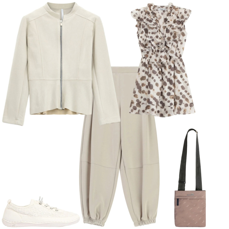 Outfit donna - Casual chic ufficio tempo libero. Stile Casual chic per Tutti i giorni. Abbinamento con sneakers, blazer, pantaloni, vestiti lunghi, borse a tracolla.