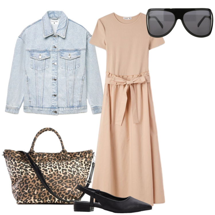 Outfit donna - Curvy ed.- sempre di corsa. Stile Casual per Tutti i giorni. Abbinamento con décolleté, shopping bag, vestiti lunghi, cappotti, occhiali da sole.