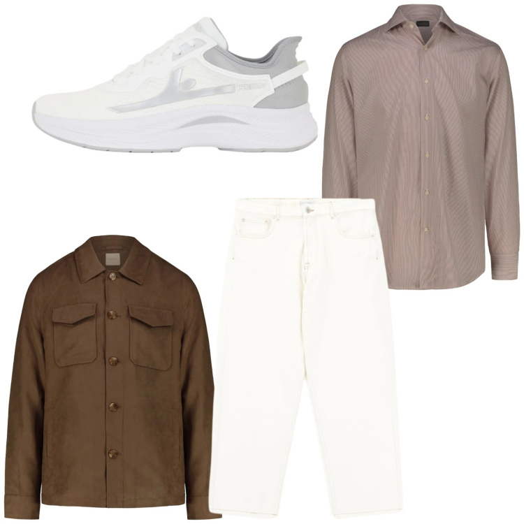 Outfit uomo - Casual. Stile Casual per Tutti i giorni. Abbinamento con jeans, sneakers, cappotti, camicie.