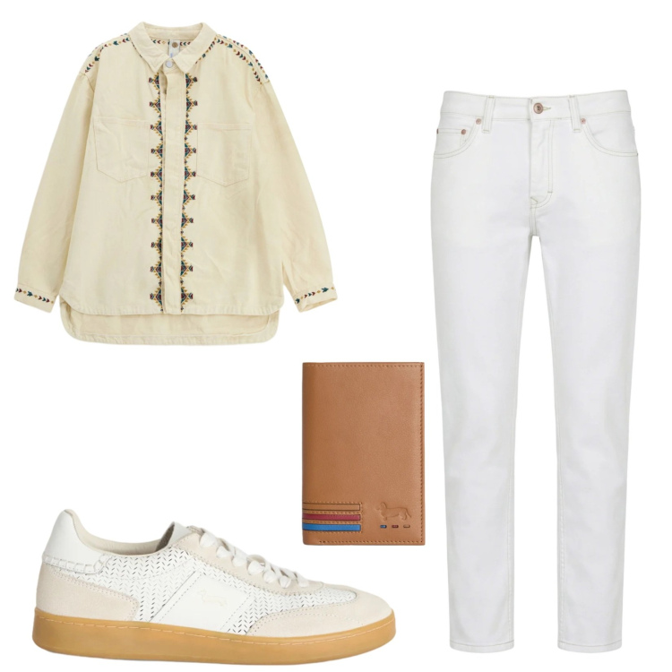 Outfit uomo - Total look #2389796. Stile Trendy per Serata speciale. Abbinamento con camicie, jeans, sneakers, portafogli.