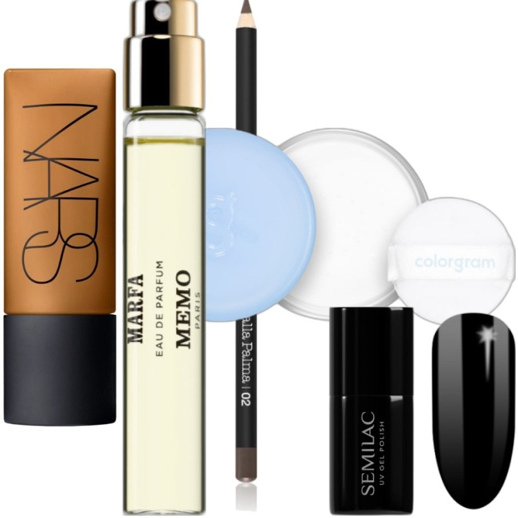 Outfit donna - Beauty-box #2391984. Abbinamento con eyeliner, fondotinta, profumi, smalti, ciprie.