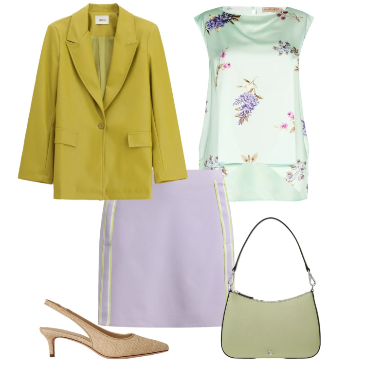 Outfit donna - Occasion Ready - La stagione delle cermo. Stile Chic per Cerimonia. Abbinamento con top, blazer, borse a spalla, minigonne, décolleté.