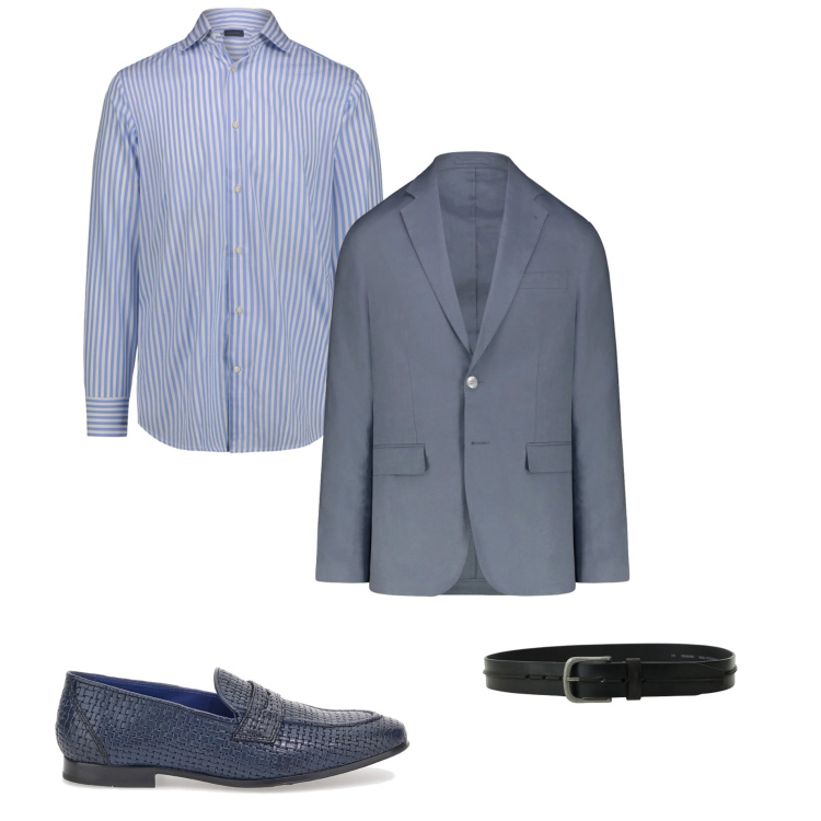 Outfit uomo - Business men. Stile Business/Elegante per Ufficio. Abbinamento con cinture, scarpe stringate, camicie, abiti.