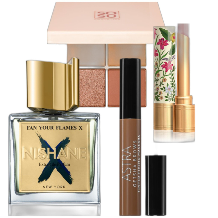 Outfit donna - Beauty-box #2392957. Abbinamento con profumi, mascara, rossetti, ombretti.