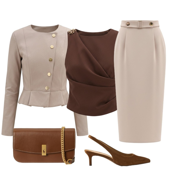 Outfit donna - Cerimonia di laurea. Stile Chic per Cerimonia. Abbinamento con giacche, gonne longuette, top, clutch, décolleté.