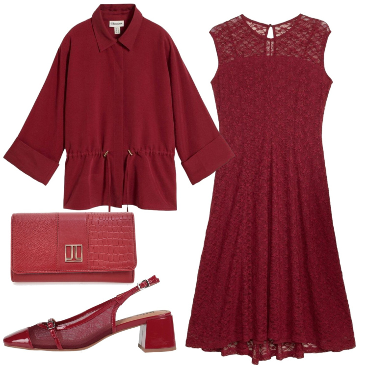 Outfit donna - Total look #2395168. Stile Basic per Serata fuori. Abbinamento con décolleté, bluse, vestiti, portafogli.