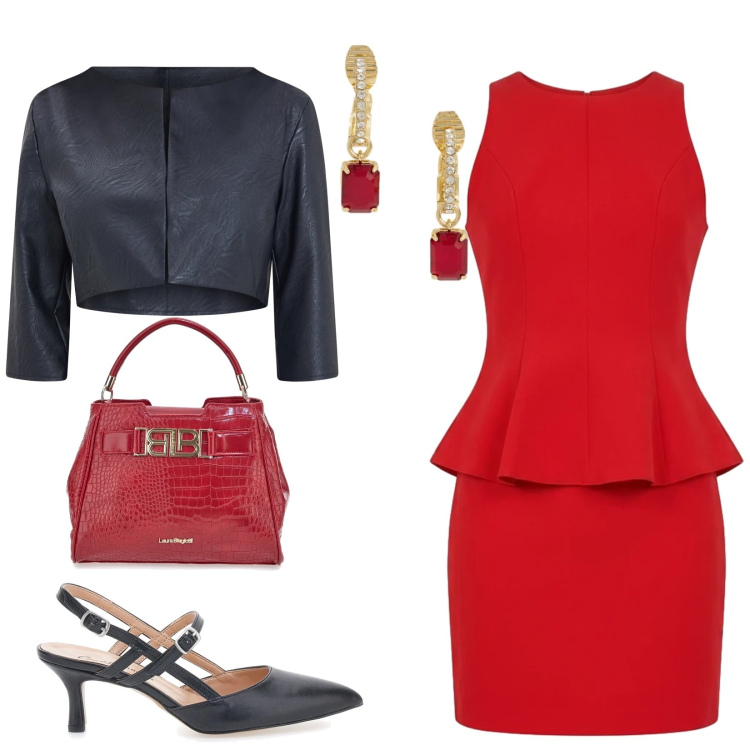 Outfit donna - Serata speciale. Stile Sexy per Serata fuori. Abbinamento con vestiti a tubino, bolero, orecchini, décolleté, borse a mano.