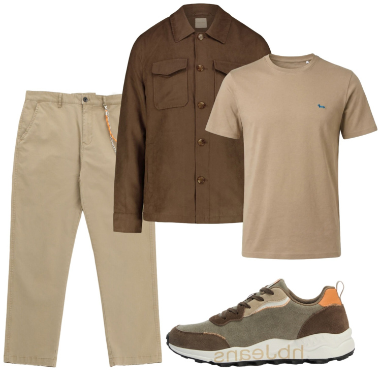 Outfit uomo - Casual maggio. Stile Casual per Tutti i giorni. Abbinamento con pantaloni, sneakers, t-shirt, cappotti.