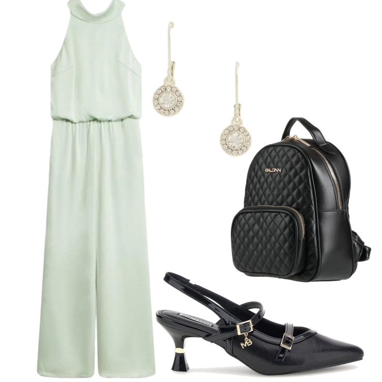 Outfit donna - Total look #2397501. Stile Chic per Serata fuori. Abbinamento con zaini, tute, orecchini, décolleté.