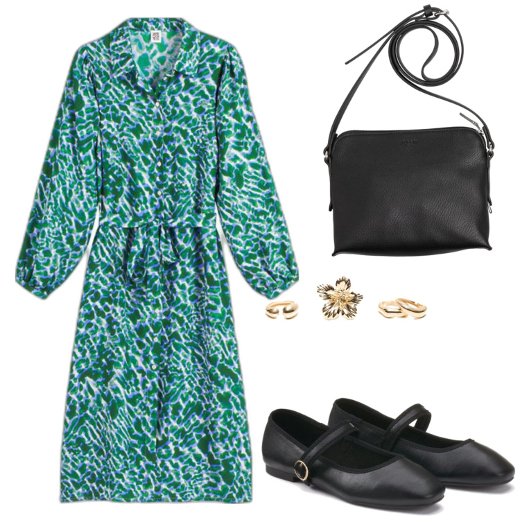 Outfit mujer - Urban style. Estilo Urban para Todos los días. Combinación con bolsos saco, bailarinas, vestidos camiseros, anillos.