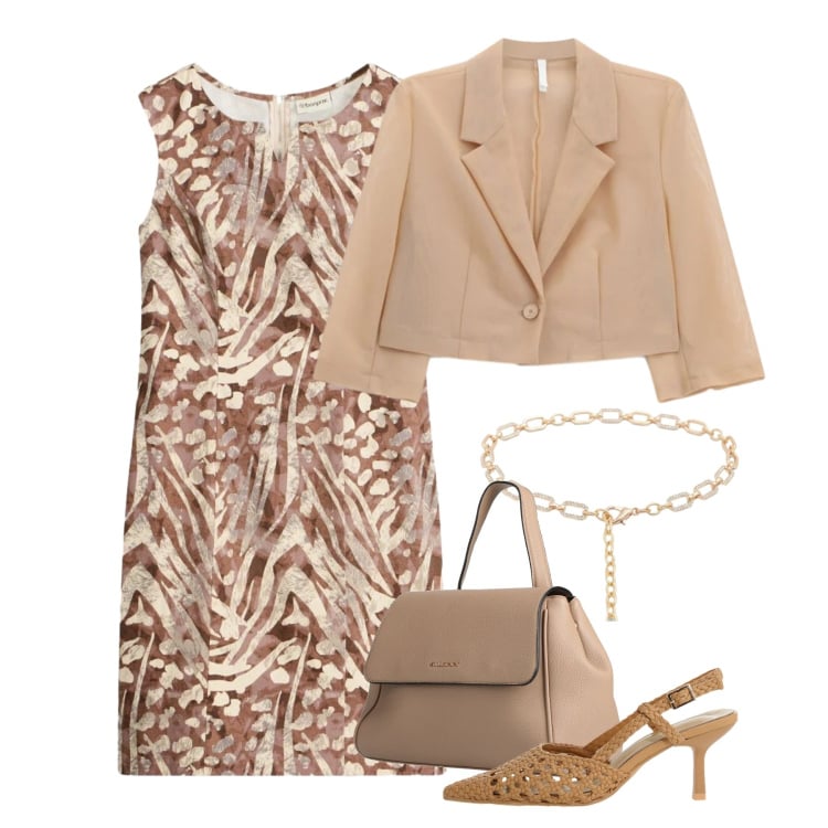 Outfit donna - Silhouette fluide e leggere - Focus Donn. Stile Chic per Cerimonia. Abbinamento con zaini, vestiti a tubino, blazer, décolleté, cinture.