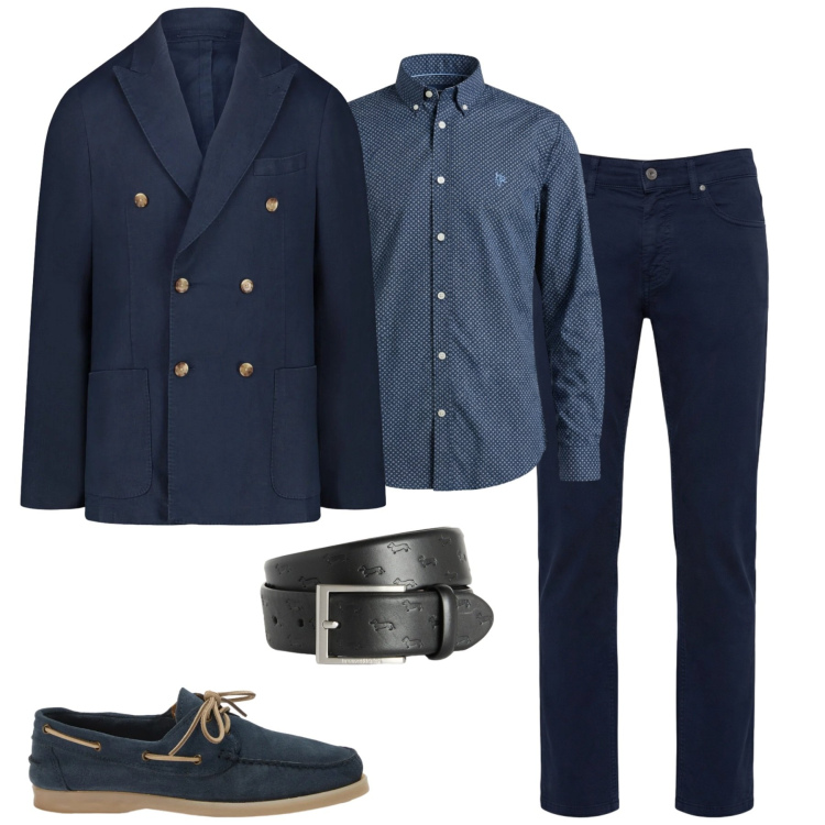 Outfit uomo - Il doppiopetto sfoderato. Stile Business/Elegante per Tutti i giorni. Abbinamento con cinture, camicie, scarpe stringate, pantaloni, giacche.