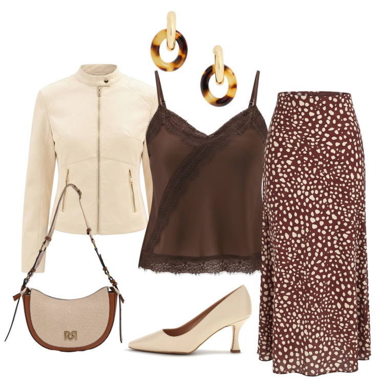 Outfit donna - Cerimonia d’apertura….. Stile Chic per Cerimonia. Abbinamento con gonne lunghe, borse a tracolla, giacche, canottiere, orecchini, décolleté.