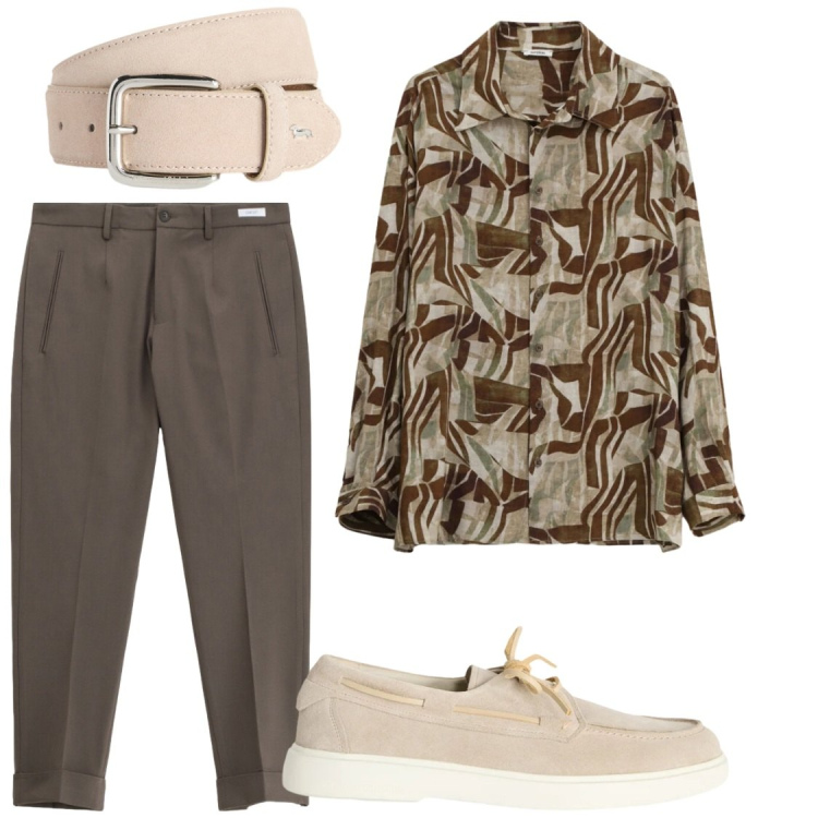 Outfit uomo - Serate. Stile Trendy per Serata speciale. Abbinamento con camicie, pantaloni, scarpe stringate, cinture.