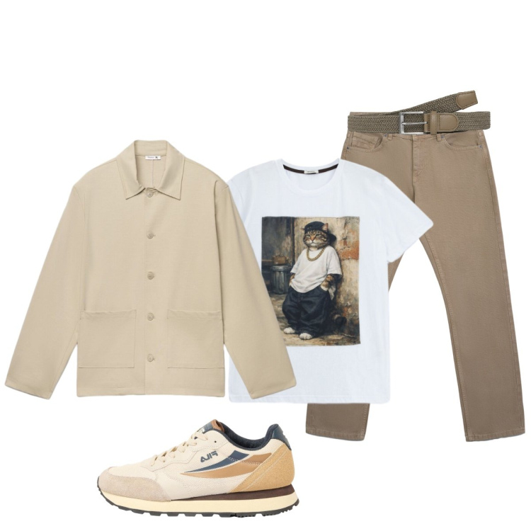 Outfit uomo - Stile disinvolto ma… rilassato. Stile Casual per Tutti i giorni. Abbinamento con sneakers, cinture, jeans, cappotti, t-shirt.