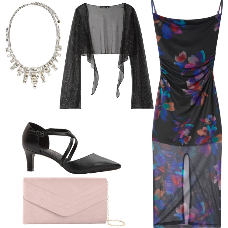 Outfit donna - Total look #2407381. Stile Sexy per Serata fuori. Abbinamento con décolleté, clutch, vestiti lunghi, blazer, collane.